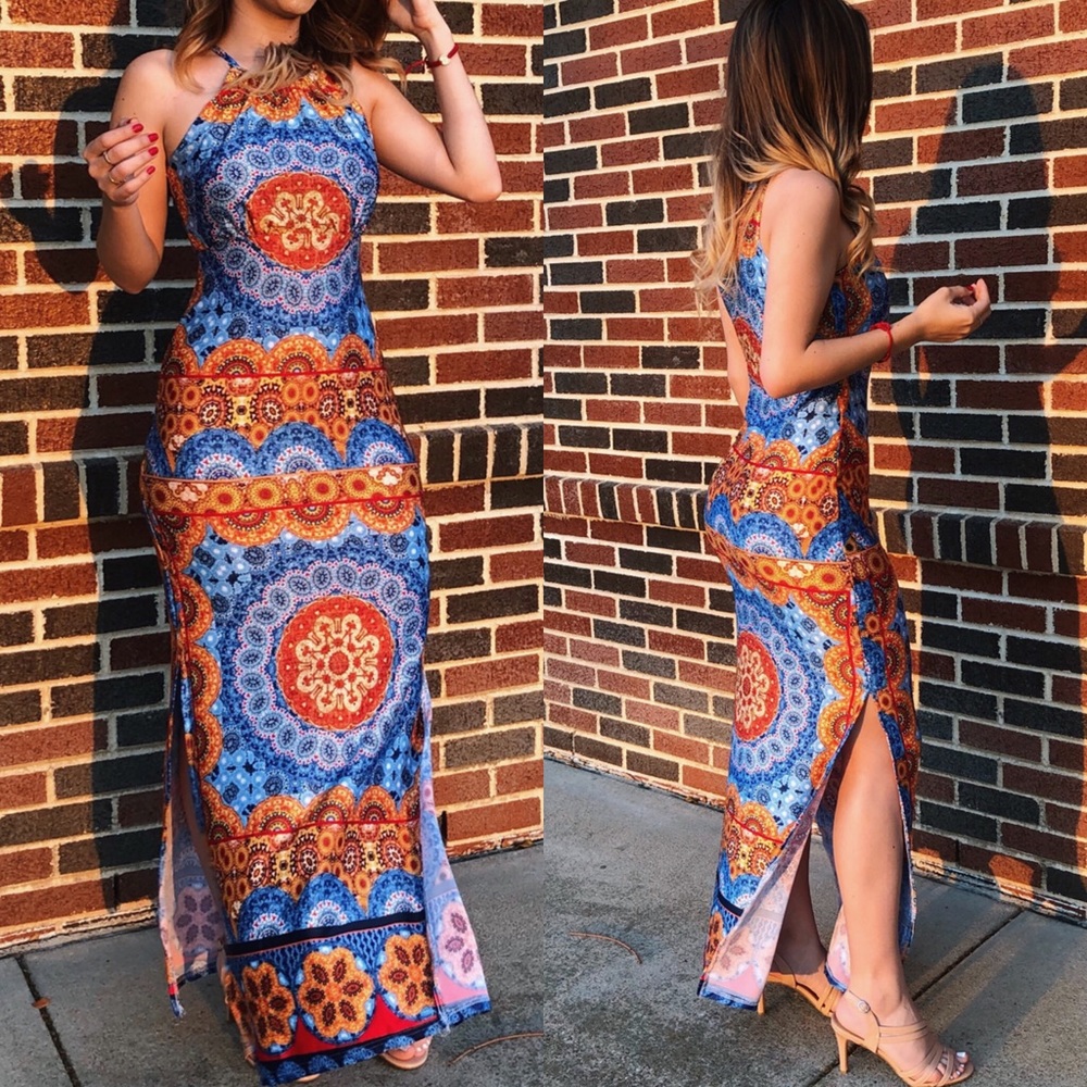 African style maxi Dress